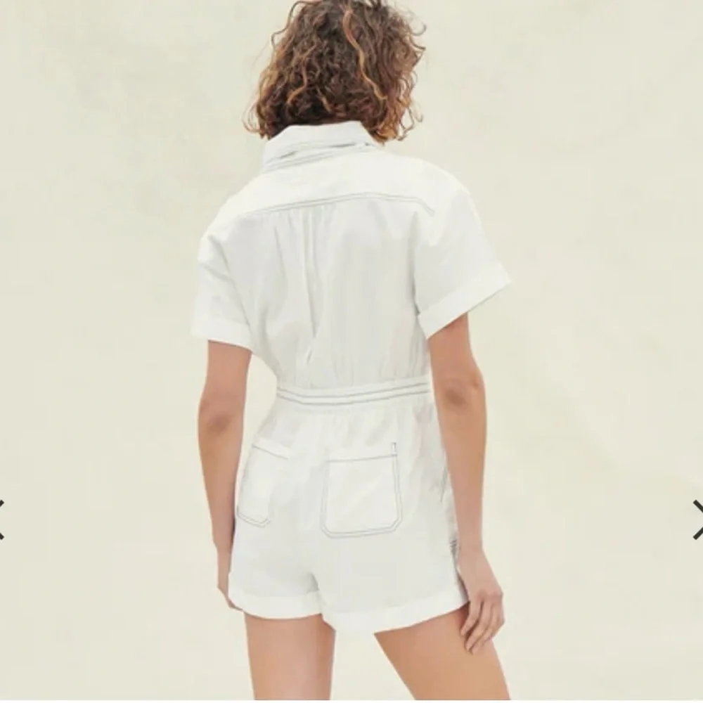 SAYLOR Bijou Romper Size Small in White - Picture 3 of 12